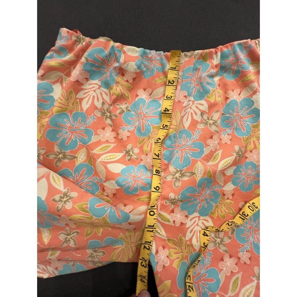 Bechamel Petite Hawaiian Floral‎ Capris Women’s Size Petite Medium - Picture 8 of 10